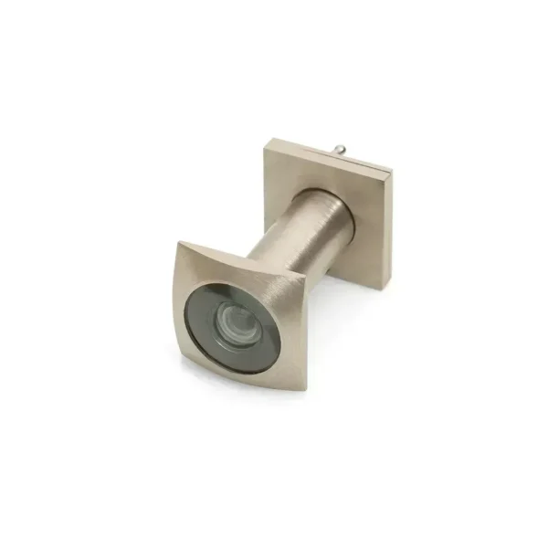 DX Deurspion vierkant 200° 40-65mm RVS finish per stuk