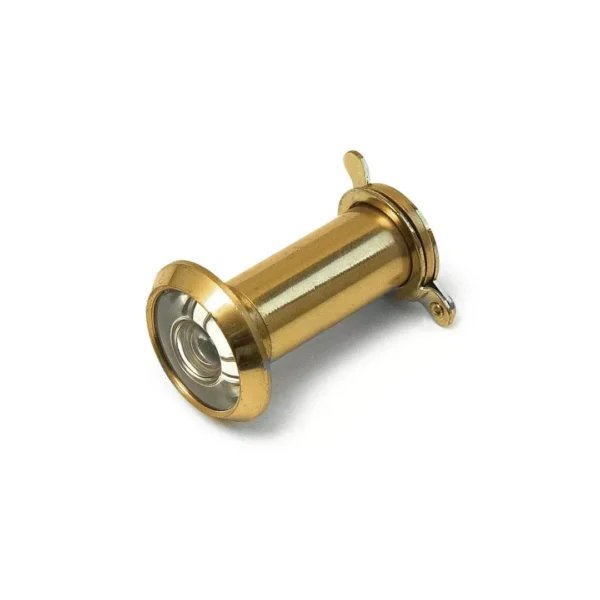 DX Deurspion zichtveld 180° Ø14 mm 35-60 mm messing gepolijst per stuk