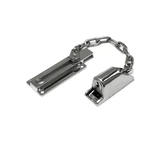 DX Deurketting met slot chroom per 12 stuks