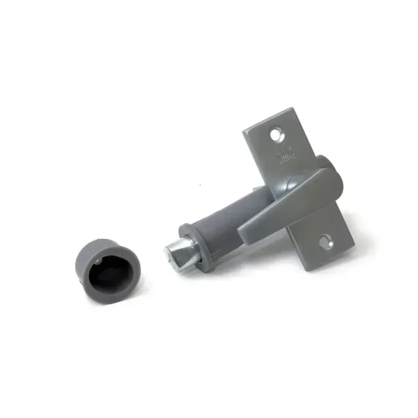 DX Insteekgrendel met sluitpot lengte 70 mm zilvergrijs per 10 stuks
