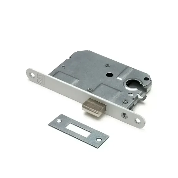 DX Kastslot euro cilinder ronde voorplaat wit per 5 stuks