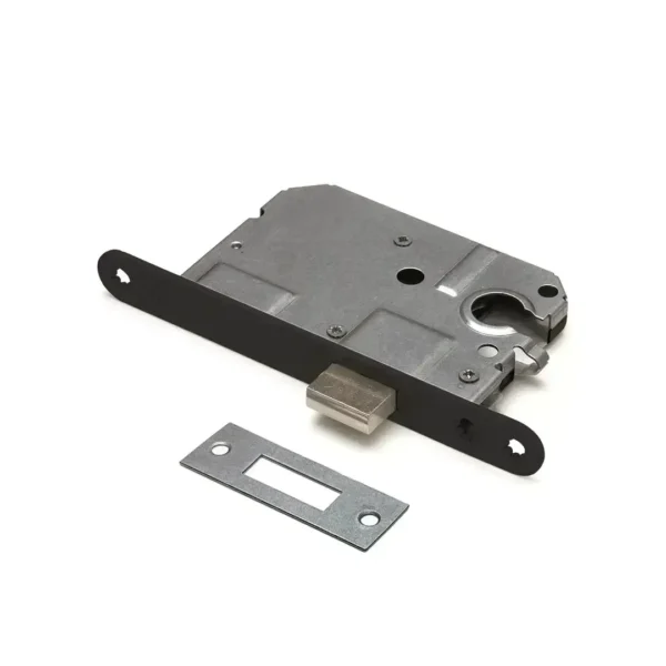 DX Kastslot euro cilinder ronde voorplaat zwart per 5 stuks