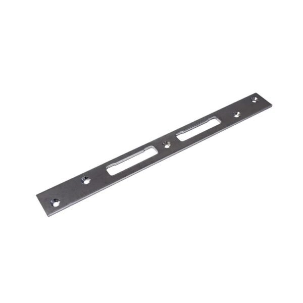 DX Sluitplaat recht verchroomd 300x30 mm per 10 stuks