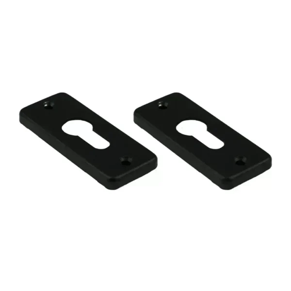 DX Profielcilinder rozet recht type 4 RH zwart per 20 stuks