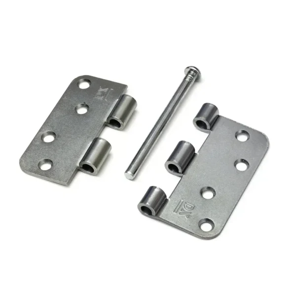 DX Scharnier met losse pen ronde hoeken 89x89 mm verzinkt los gestort per 50 stuks