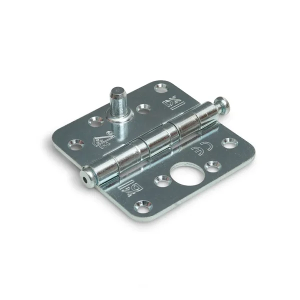 DX Kogellagerscharnier ronde hoeken 3 mm 89x89 mm SKG***® verzinkt per stuk