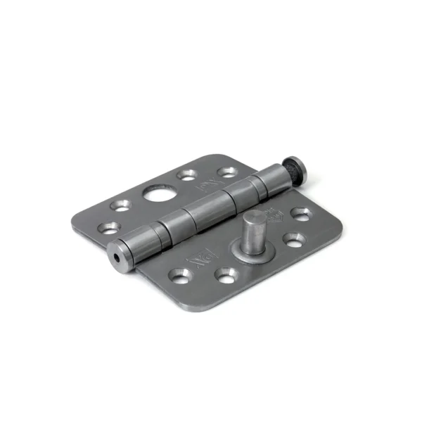 DX Kogellagerscharnier ronde hoeken SKG***® 89x89 mm RVS geborsteld per stuk