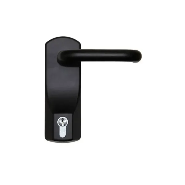 DX Opbouw-krukset t.b.v. DX 2-serie paniekbeslag inclusief 1/2 Euro profielcilinder zwart per stuk