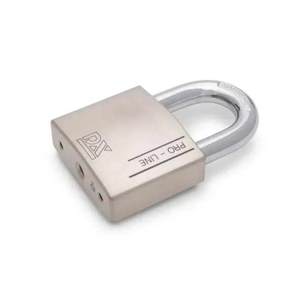 DX Hangslot DX PRO-LINE volledig uitneembare beugel 70 mm zilver per stuk