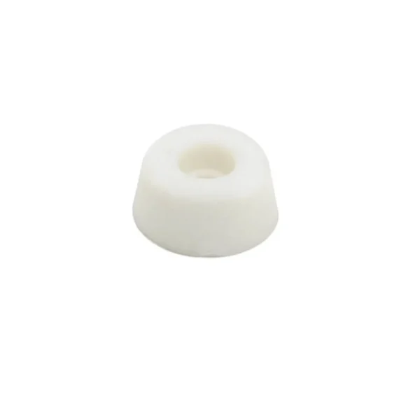 DX Closetbuffer rubber wit Ø20x10 mm per stuk
