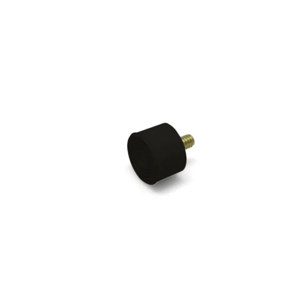 DX Rubber dop t.b.v. deurvastzetter met voetstift DVZ VL040 zwart Per stuk