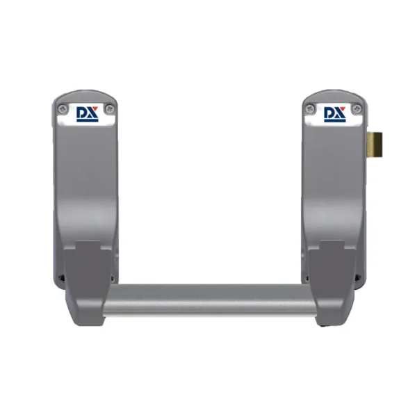 DX Anti-paniekstang 1-punts zijsluiting DX 296-serie zilvergrijs per stuk