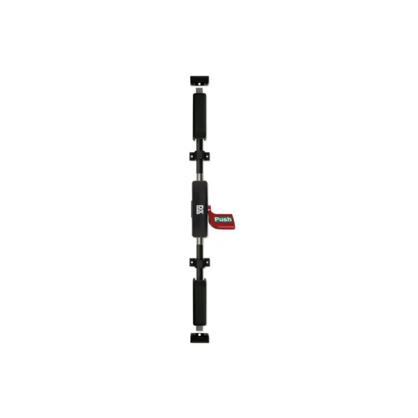 DX Anti-paniekpushpad 2-puntssluiting DX 522P-serie rood-zwart per stuk