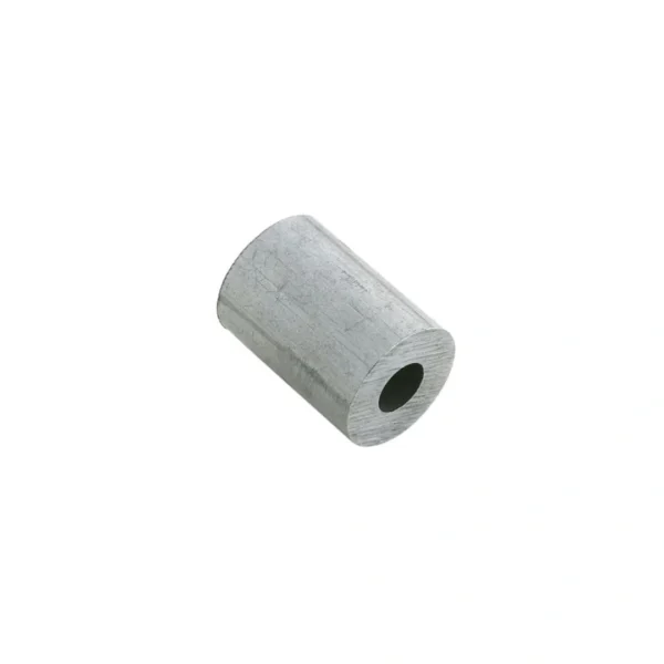 DX Eindstop 6 mm aluminium per 100 stuks