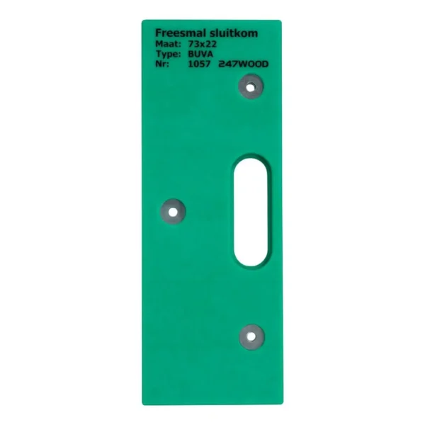 247WOOD Freesmal sluitplaat 73x22