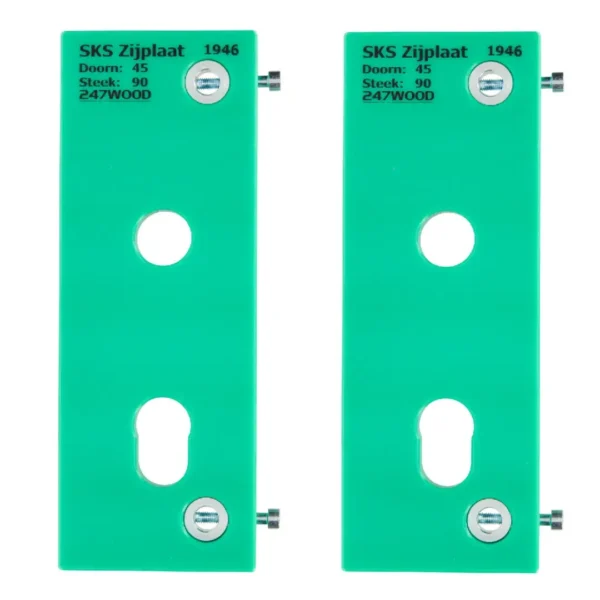 SKS zijplaten doorn 45 steek 90