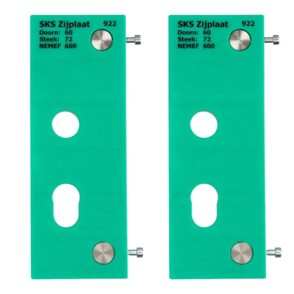SKS zijplaten doorn 60 steek 72 (600)