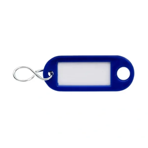 DX Sleutellabel donkerblauw Per 100 stuks