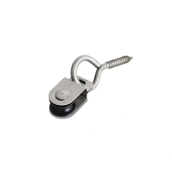 DX Katrol met schroefoog 15 mm RVS AISI 304 per 10 stuks