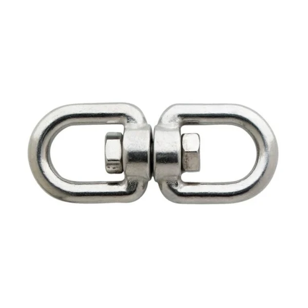DX Wervel oog-oog 06 mm RVS AISI 316