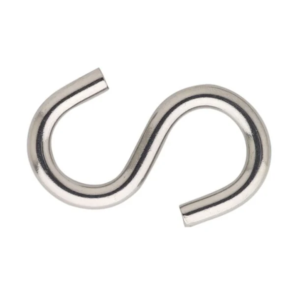 DX S-haak 6 mm RVS per stuk gelabeld