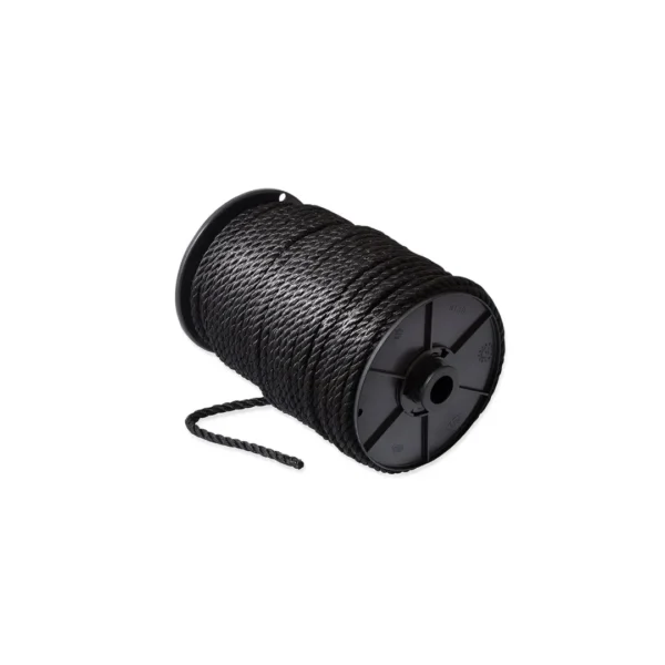 DX Bootlijn 3-strengs PP 12 mm zwart rol 55 meter