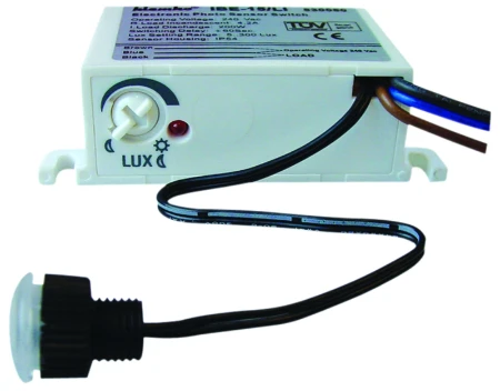 Schemerschakelaar inbouw max. 100 Watt gloeilamp / max. 20 Watt spaarlamp