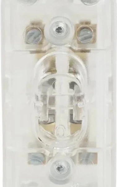 Snoerschakelaar max. 250 Watt / transparant