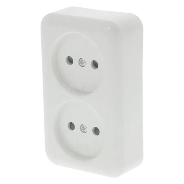 EXO stopcontact dubbel met kinderbeveiliging