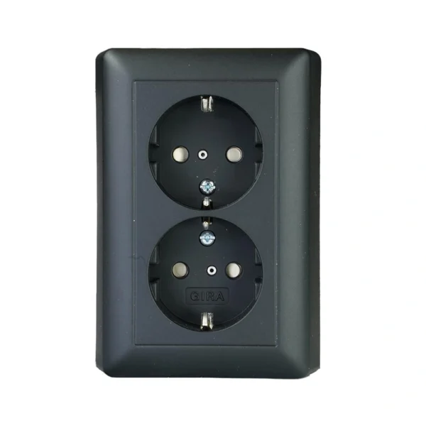 NOVO contactdoos dubbel, randaarde